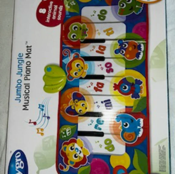 Playgro Jumbo Jungle Musical Piano Mat - Picture 7 of 9